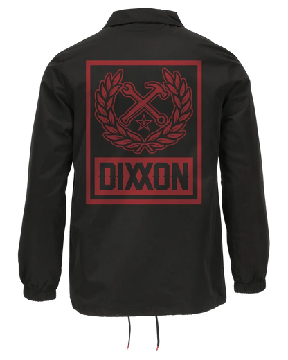 Box Crest Coaches Jacket - Red/Black