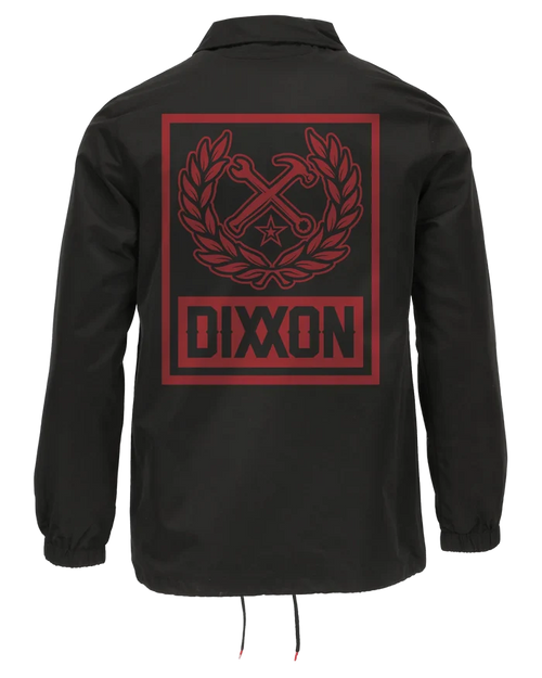 Box Crest Coaches Jacket - Red/Black