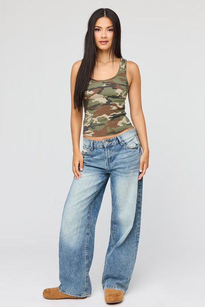 Braless Ribbed Tank