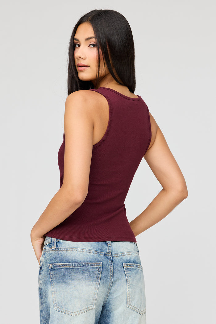 Braless Ribbed Tank