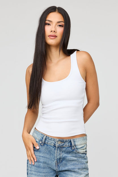 Braless Ribbed Tank