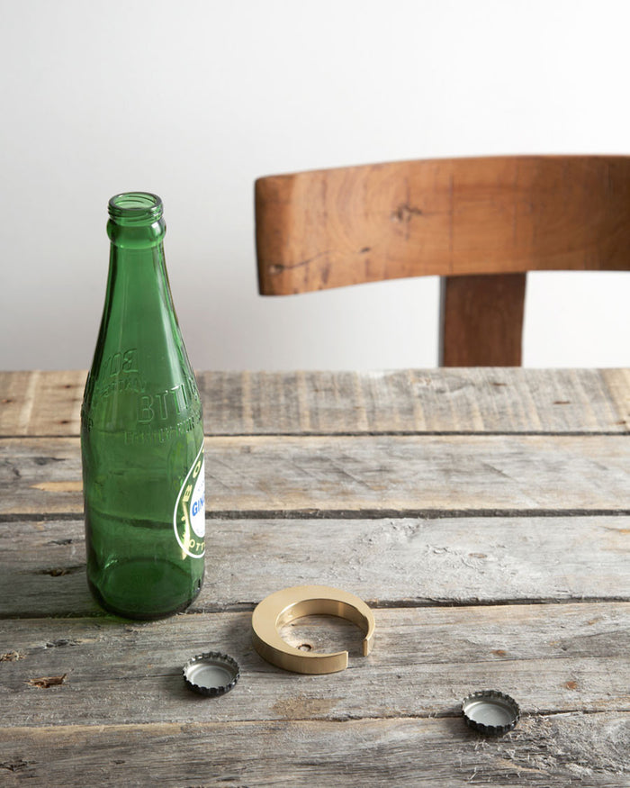 Brass Bottle Opener - Crescent Moon