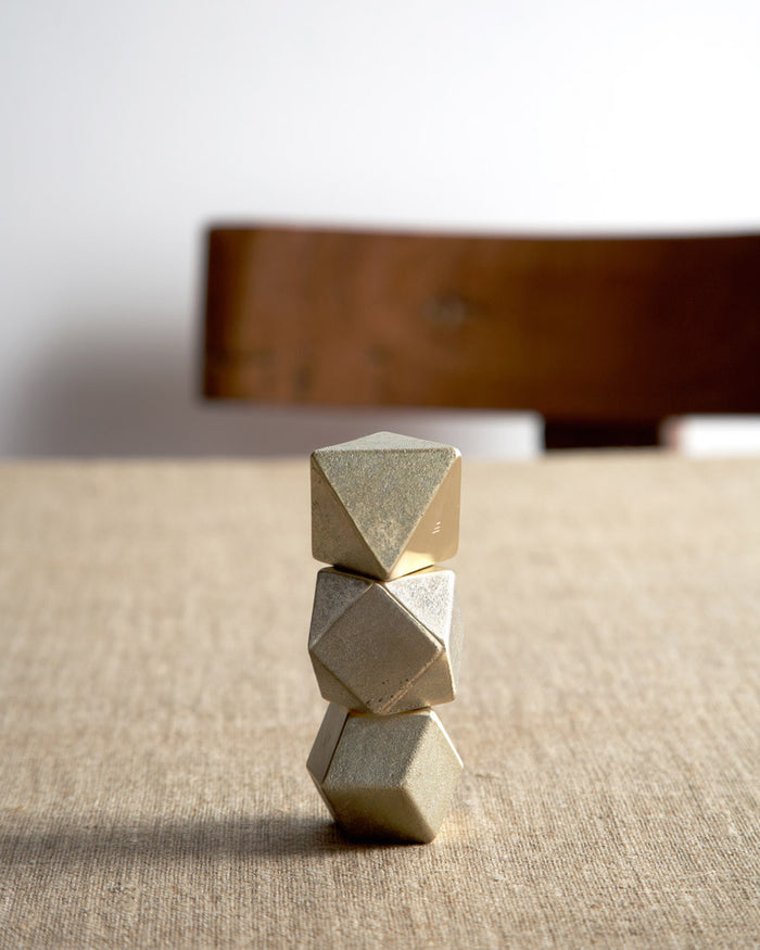 Brass Paperweight - Rhombus