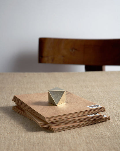 Brass Paperweight - Triangle
