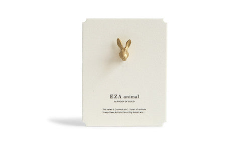 Brass Rabbit Pin