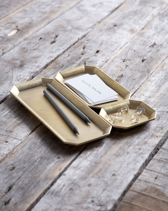 Brass Stationary Tray - Large