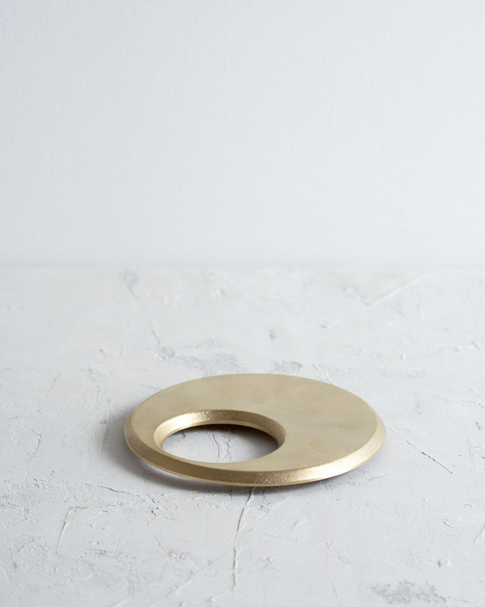 Brass Trivet - Moon