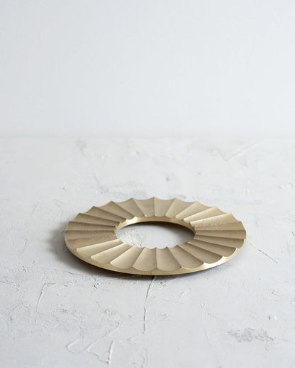 Brass Trivet - Sun