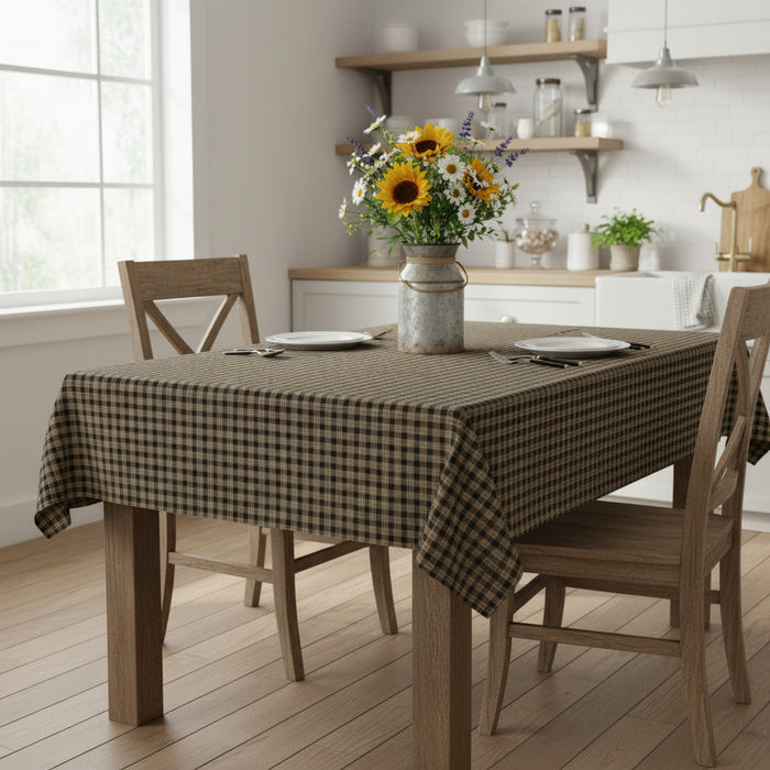 Bridgeton Black Table Cloth-Lange General Store