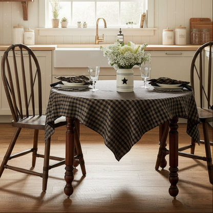 Bridgeton Black Table Cloth-Lange General Store