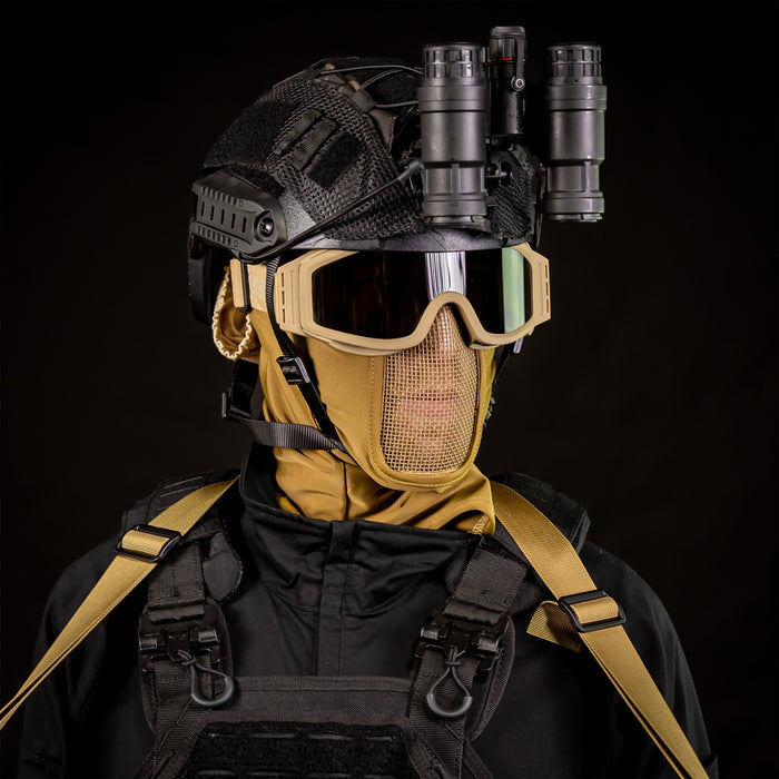 BSX - Balaclava Mesh Mask - Tan
