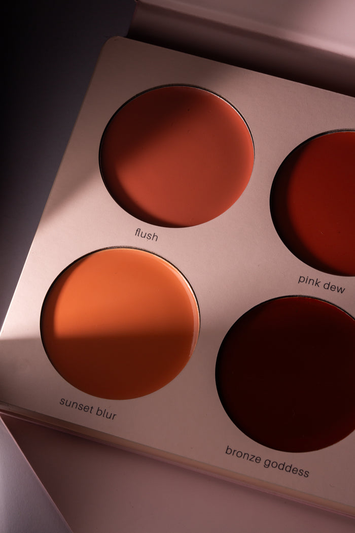 #BubbleBlush - dewy balm blush wardrobe