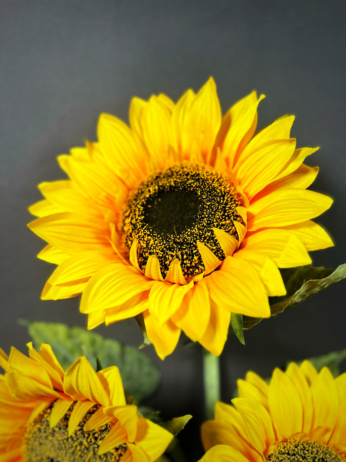 Bulk 41" Extra Large Sunflower Long Stems Artificial Flowers for Tall Vases Wholesale
