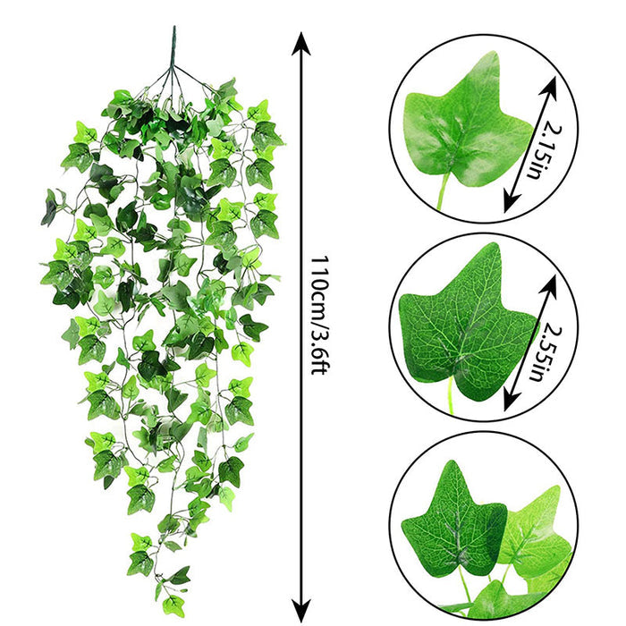 Bulk Assembled Set of Hanging Basket with Ivy Hanging Plants Garland Wholesale