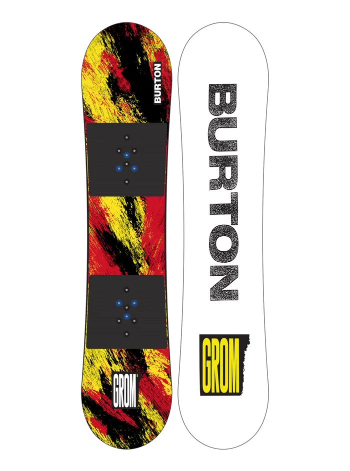 Product image of Kids' Burton Grom Flat Top Snowboard[Variant:Ketchup / Mustard]