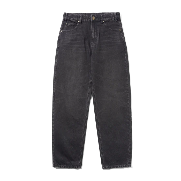 Butter Goods Straight Leg Denim Jeans Tinted Black