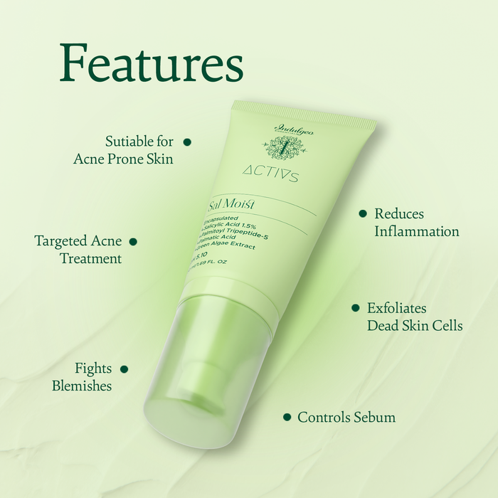 BYOB- SAL MOIST - 1.5% Encapsulated Salicylic Acid Acne Healing Exfoliating Moisturizer