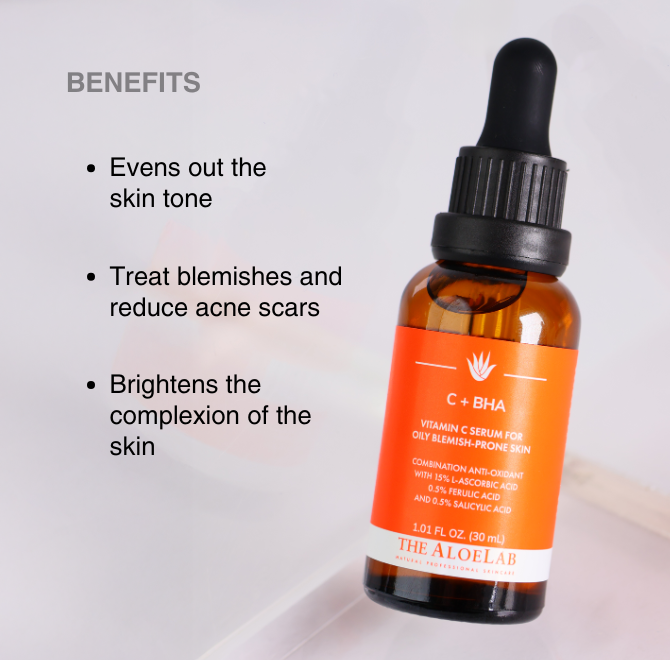 C + BHA WITH 15% L-ASCORBIC ACID - The ALOELAB