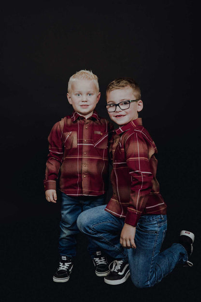 Cabernet Youth Flannel