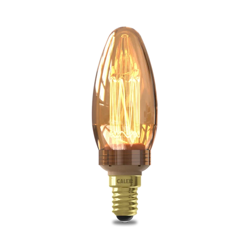 Calex Crown LED Bulb - E14 - B35 - Gold