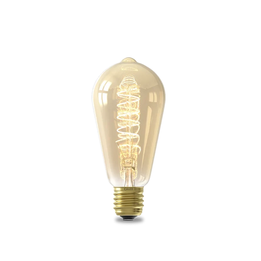 Calex Flex Filament LED Lamp - E27 - ST64 - Gold
