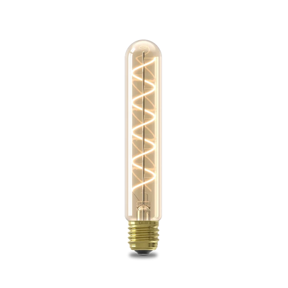 Calex Spiral Filament LED Lamp - E27 - T32 - Gold