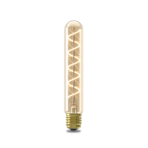Calex Spiral Filament LED Lamp - E27 - T32 - Gold