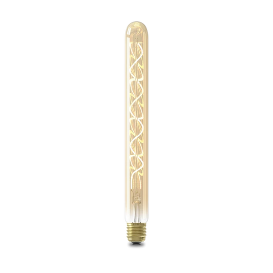 Calex Spiral Filament LED Lamp - E27 - T32 - Gold