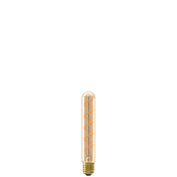 Calex Spiral Filament LED Lamp - E27 - T32 - Gold