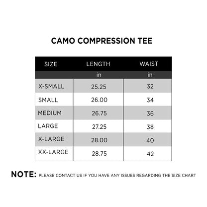 CAMO Compression Tee - IRONGEAR Fitness