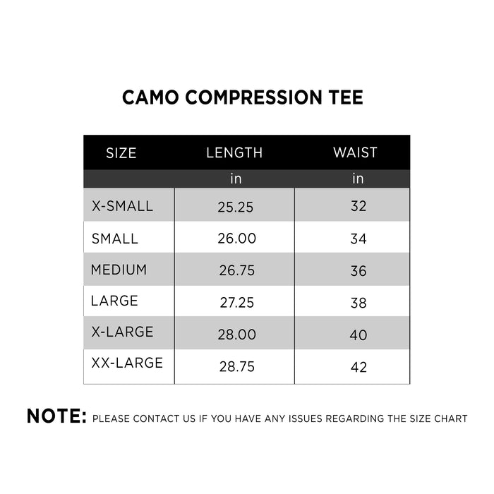 CAMO Compression Tee - IRONGEAR Fitness