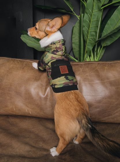Camo Dog Hoodie