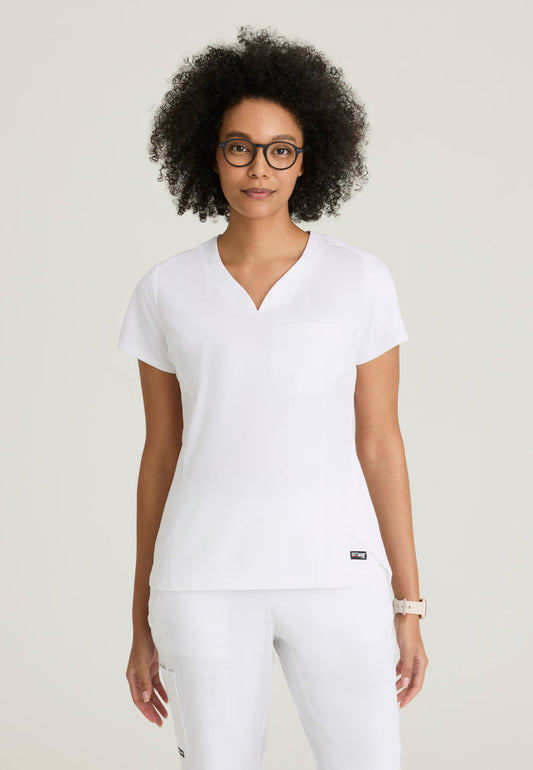 Capri Tuck-in Top - White - Grey's Anatomy Scrubs