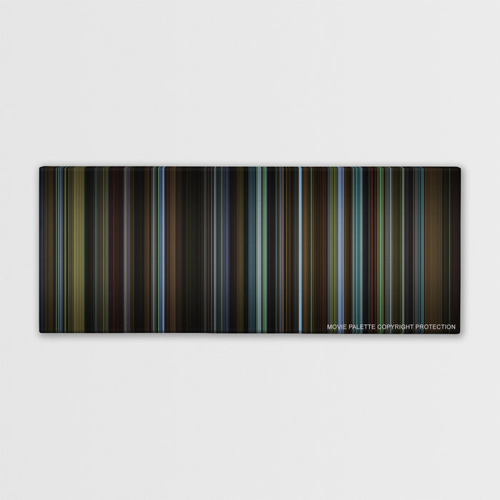 Carol color palette canvas print: thousands of thin vertical stripes of color