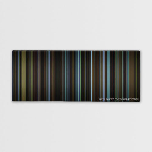 Carol color palette canvas print: thousands of thin vertical stripes of color