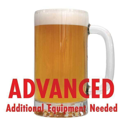 Cashmere Blonde Ale homebrew with an All-Grain warning: "Advanced, additional equipment needed"
