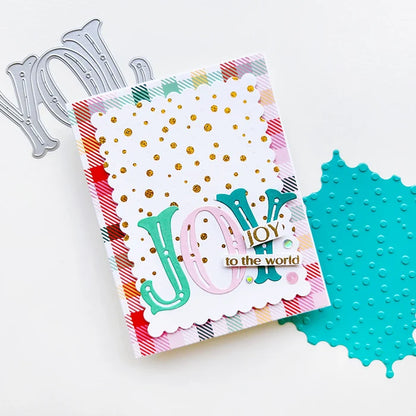 Catherine Pooler - Hot Foil Plate - Flurries. Inspired by our Flurries Slimline Die, this plate features a pattern that covers 3/4 of your card, creating a stunning snowfall effect. Available at Embellish Away located in Bowmanville Ontario Canada. Card example by Catherine Pooler Designs.