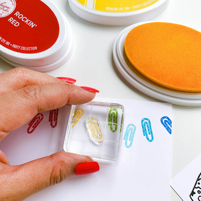 Catherine Pooler - Stamp Set - Desktop Treasures. Those of us who love everything crafty usually have lots of treasures in our stationery collections. To celebrate this love we bring you the Desktop Treasures Stamp Set and Dies. Funky scissors, a printed stapler and a favorite mug of pens that bring you joy in your creative space will do the same stamped on a card for a friend. Tell them "you are one of my favorite treasures" or send "just a not to say thanks". This set is versatile and fun for