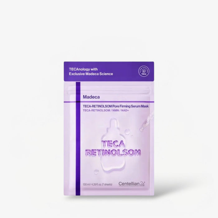 Centellian24 Madeca Teca-Retinolism Pore Firming Serum Mask (7 Sheets) قناع سيروم سينتيليان 24 ماديكا تيكا-ريتينوليزم لشد المسام - Princess Cosmetics Qatar