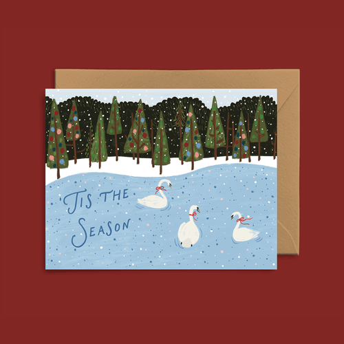 Christmas Pond Card