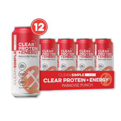Clear Protein + Energy: Paradise Punch (12 Pack)