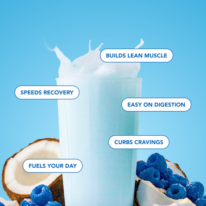 Clear Protein Powder: Blue Bahama (8 Single Serving Stick packs)