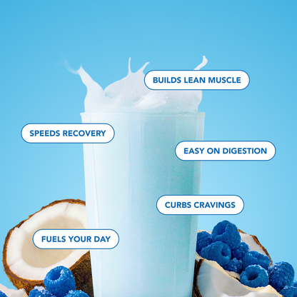 Clear Protein Powder: Blue Bahama (8 Single Serving Stick packs)