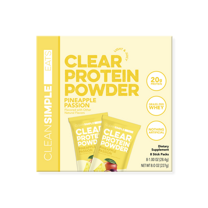 Clear Protein Powder: Pineapple Passion (8 Single Serving Stick Packs)