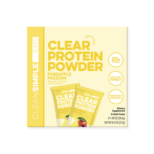 Clear Protein Powder: Pineapple Passion (8 Single Serving Stick Packs)