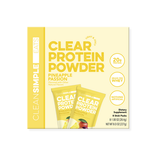 Clear Protein Powder: Pineapple Passion (8 Single Serving Stick Packs)