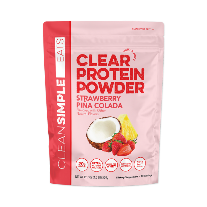 Clear Protein Powder: Strawberry Piña Colada (20 Serving)