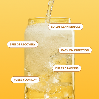 Clear Protein Soda: Frosted Lemonade (16 Oz. | 4 Pack)