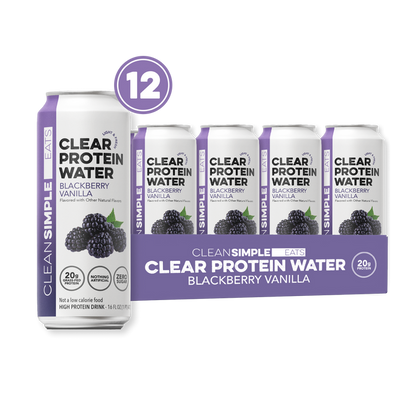 Clear Protein Water: Blackberry Vanilla (16 Oz. | 12 Pack)