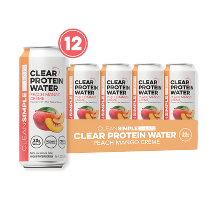 Clear Protein Water: Peach Mango Creme (16 Oz. | 12 Pack)